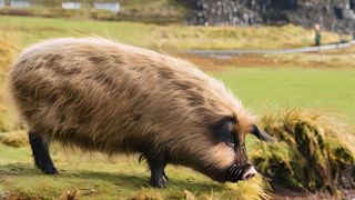 Adult Male haggis observed during field work.