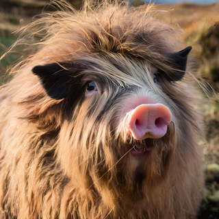 Adult Male haggis observed during field work.